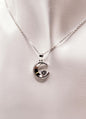 925 Silver Crescent Moon Pendant Necklace