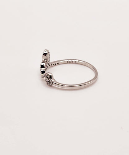 LOVE Scripted Ring in 925 Sterling Silver with engraved "LOVE" design.