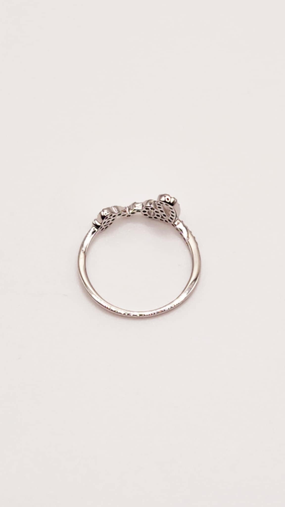 LOVE Scripted Ring in 925 Sterling Silver featuring engraved "LOVE" design.