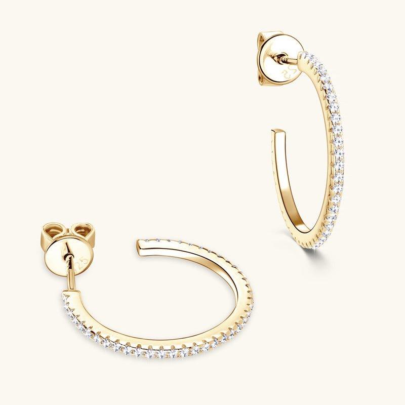 Endless - Stunning Open End Hoop Earrings - Moi - Glam Boutique