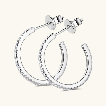 Endless - Stunning Open End Hoop Earrings - Moi - Glam Boutique