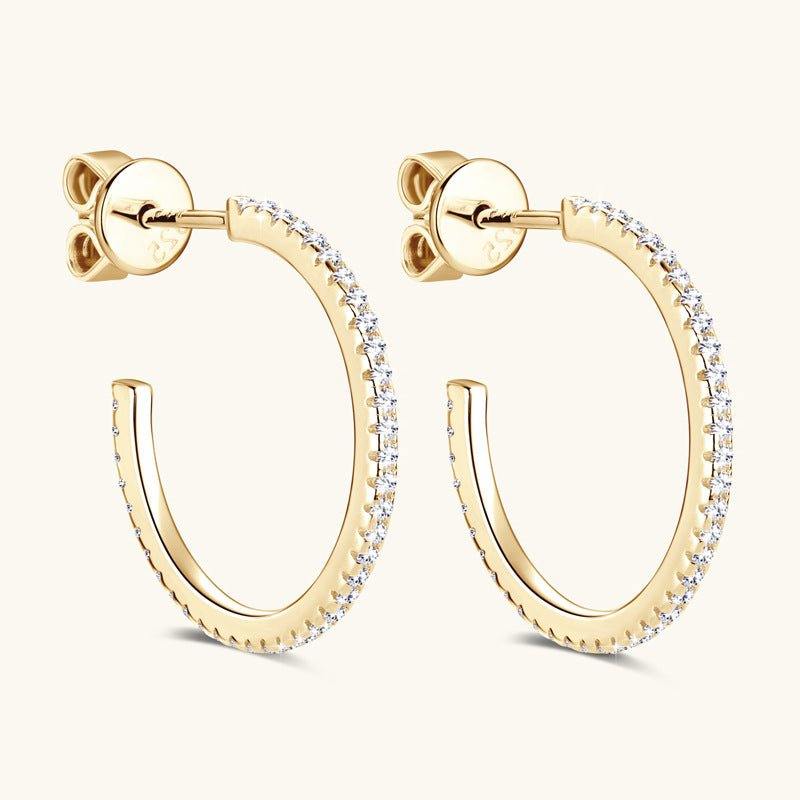 Endless - Stunning Open End Hoop Earrings - Moi - Glam Boutique