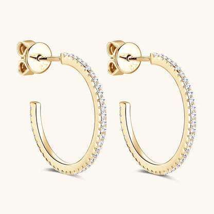 Endless - Stunning Open End Hoop Earrings - Moi - Glam Boutique